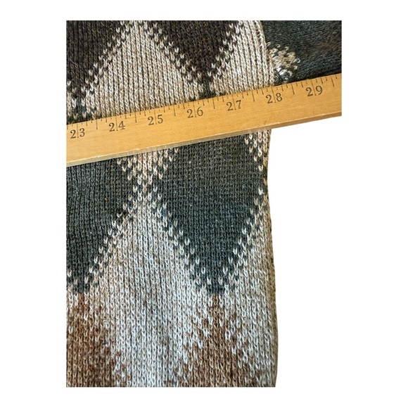 VINTAGE Liberty Sweaters Mens  XL Argyle Diamond Knit Pullover Preppy Causal USA - Picture 8 of 10